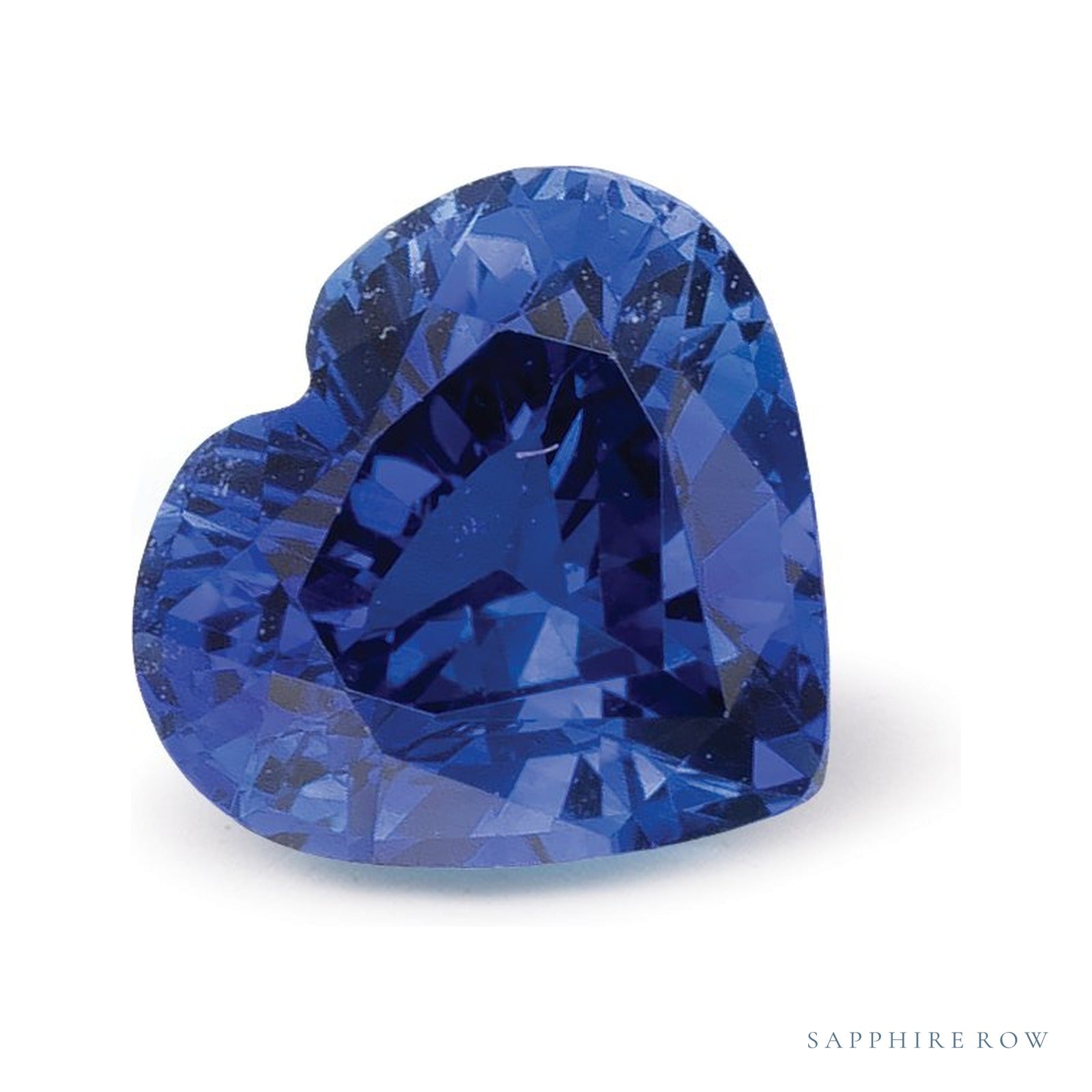1.01 ct natural blue sapphire from Thailand, heart cut | Sapphire Row · cut4