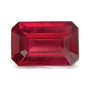 1.01 ct natural red ruby from Mozambique, emerald cut | Sapphire Row · cut7