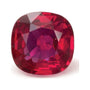 1.00 ct natural red ruby from Mozambique, cushion cut | Sapphire Row · cut7