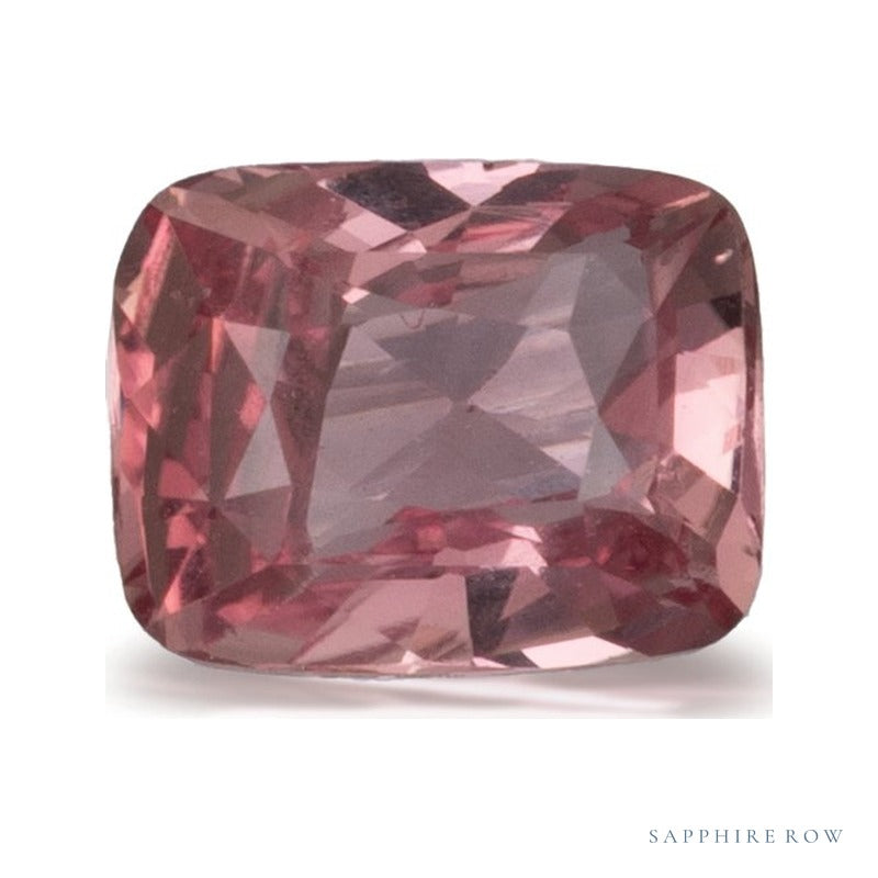 1.00 ct natural padparadscha sapphire from Madagascar, antique cushion cut | Sapphire Row · cut6