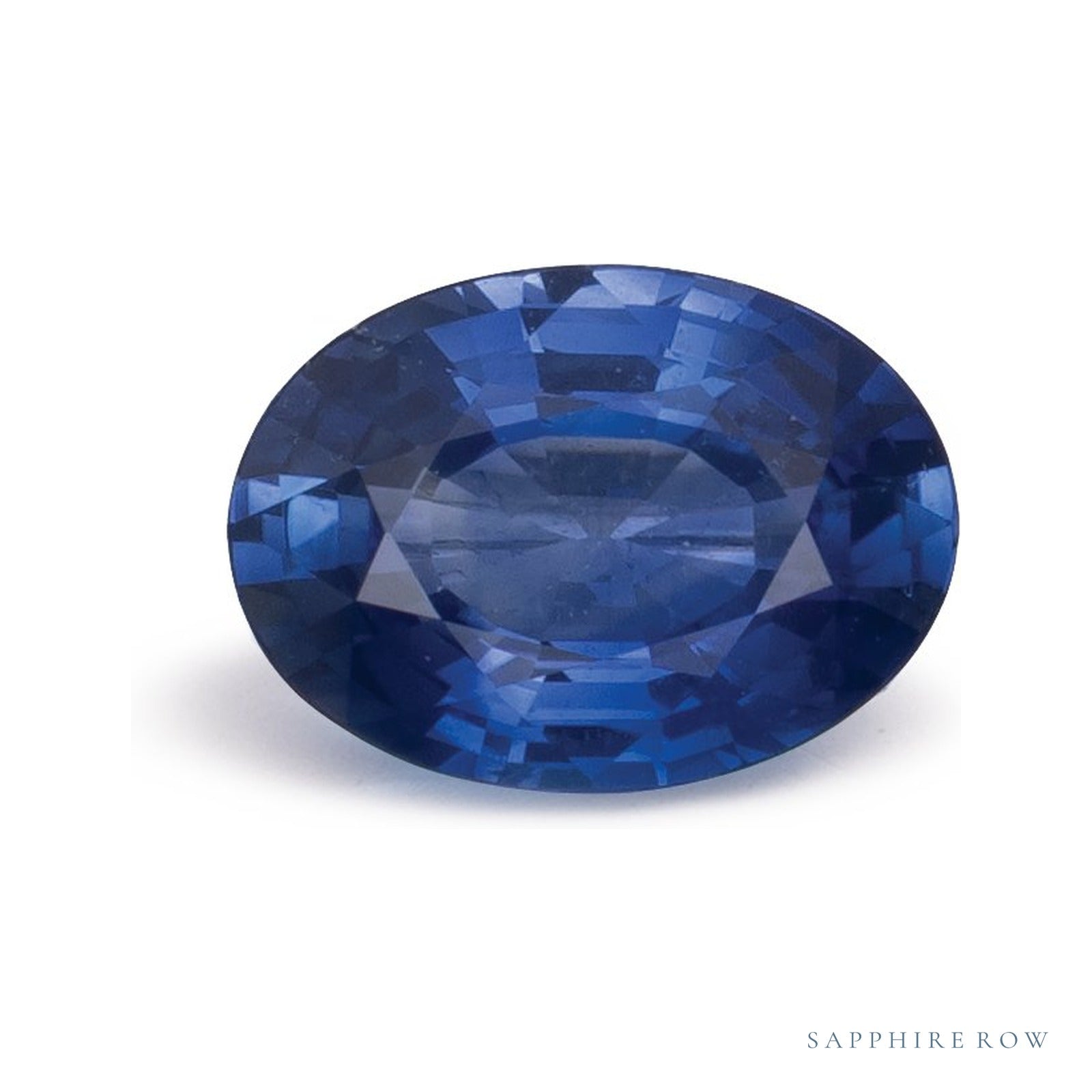 0.99 ct natural blue sapphire from Sri Lanka, oval cut | Sapphire Row · cut4