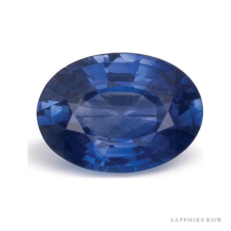0.99 ct natural blue sapphire from Sri Lanka, oval cut | Sapphire Row · cut7