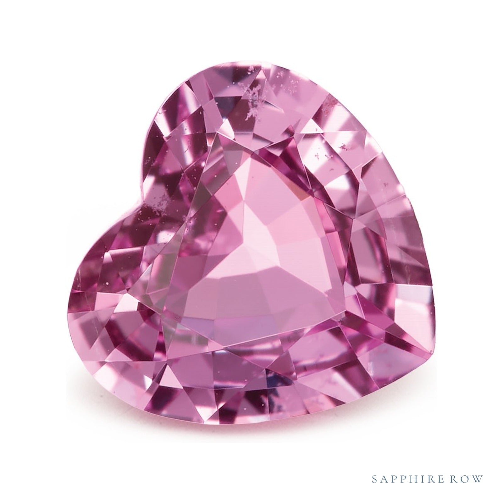 0.99 ct natural pink sapphire from Sri Lanka, heart cut | Sapphire Row · cut4