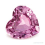 0.99 ct natural pink sapphire from Sri Lanka, heart cut | Sapphire Row · cut7