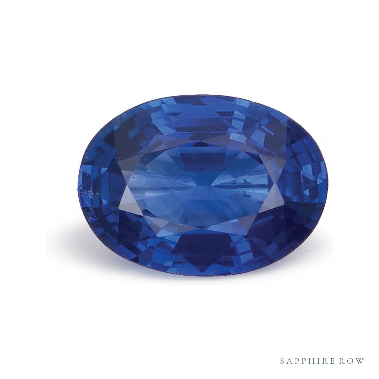 0.97 ct natural blue sapphire from Sri Lanka, oval cut | Sapphire Row · cut4