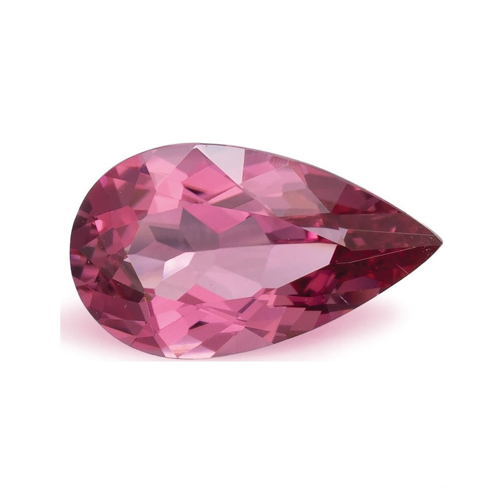 0.97 ct natural pink tourmaline from Mozambique, pear cut | Sapphire Row · cut7