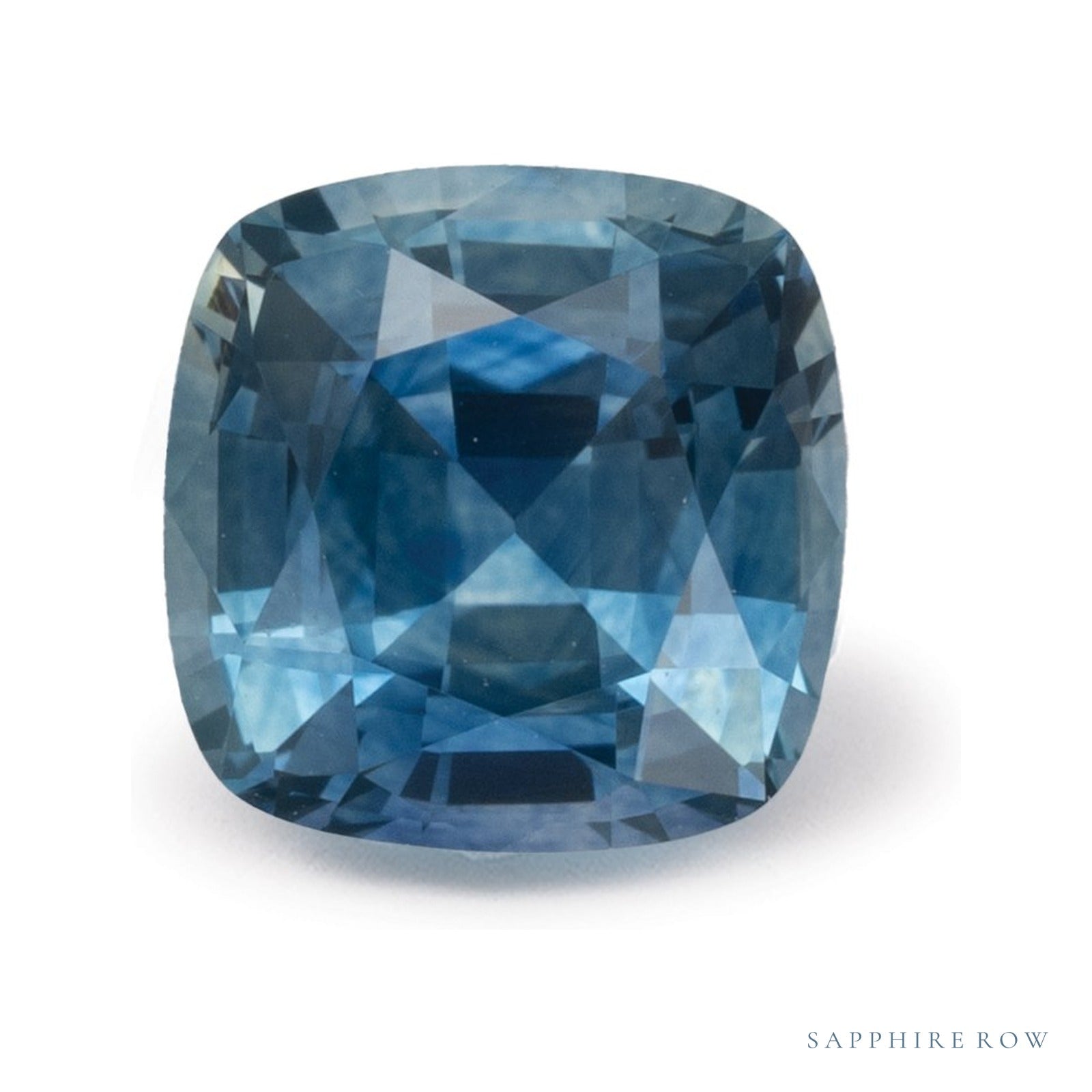 0.96 ct natural blue sapphire from United States, cushion cut | Sapphire Row · cut4