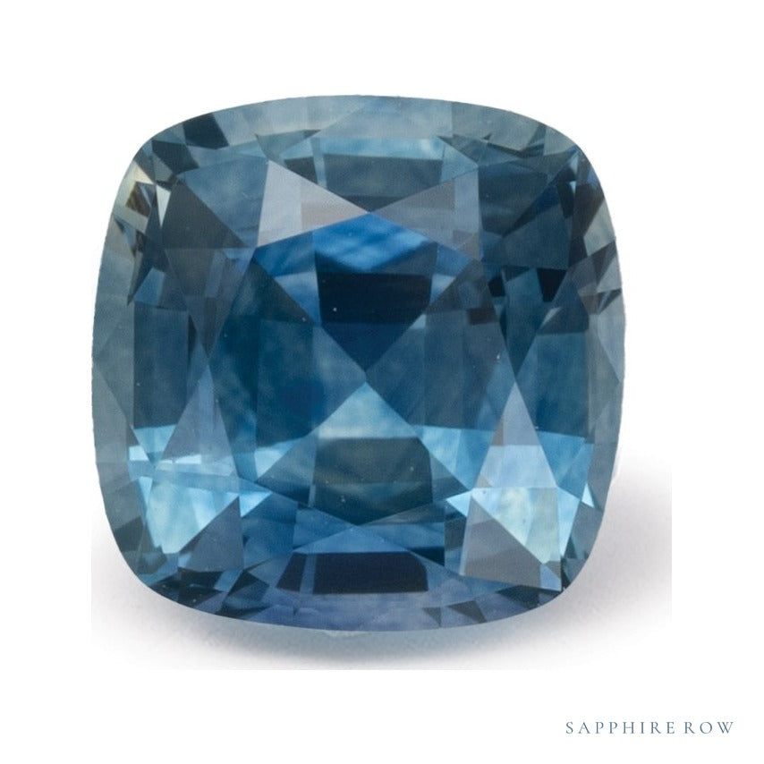 0.96 ct natural blue sapphire from United States, cushion cut | Sapphire Row · cut7