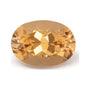 0.96 ct natural golden topaz from Brazil, oval cut | Sapphire Row · cut7