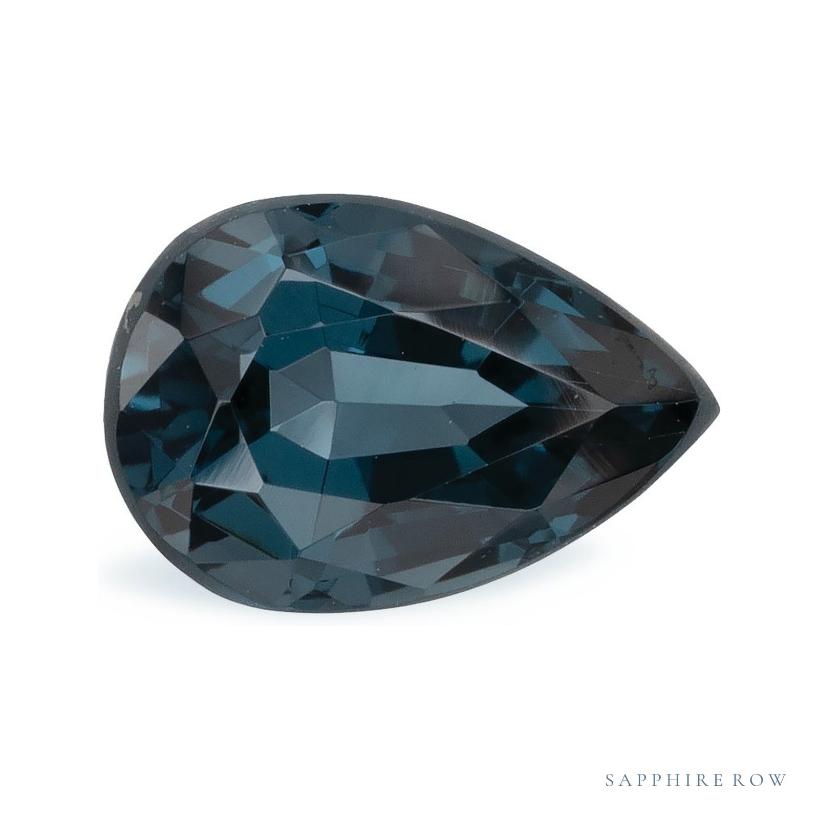 0.95 ct natural blue spinel from Tanzania, pear cut | Sapphire Row · cut4