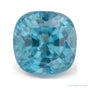 0.95 ct natural blue zircon from Cambodia, cushion cut | Sapphire Row · cut7