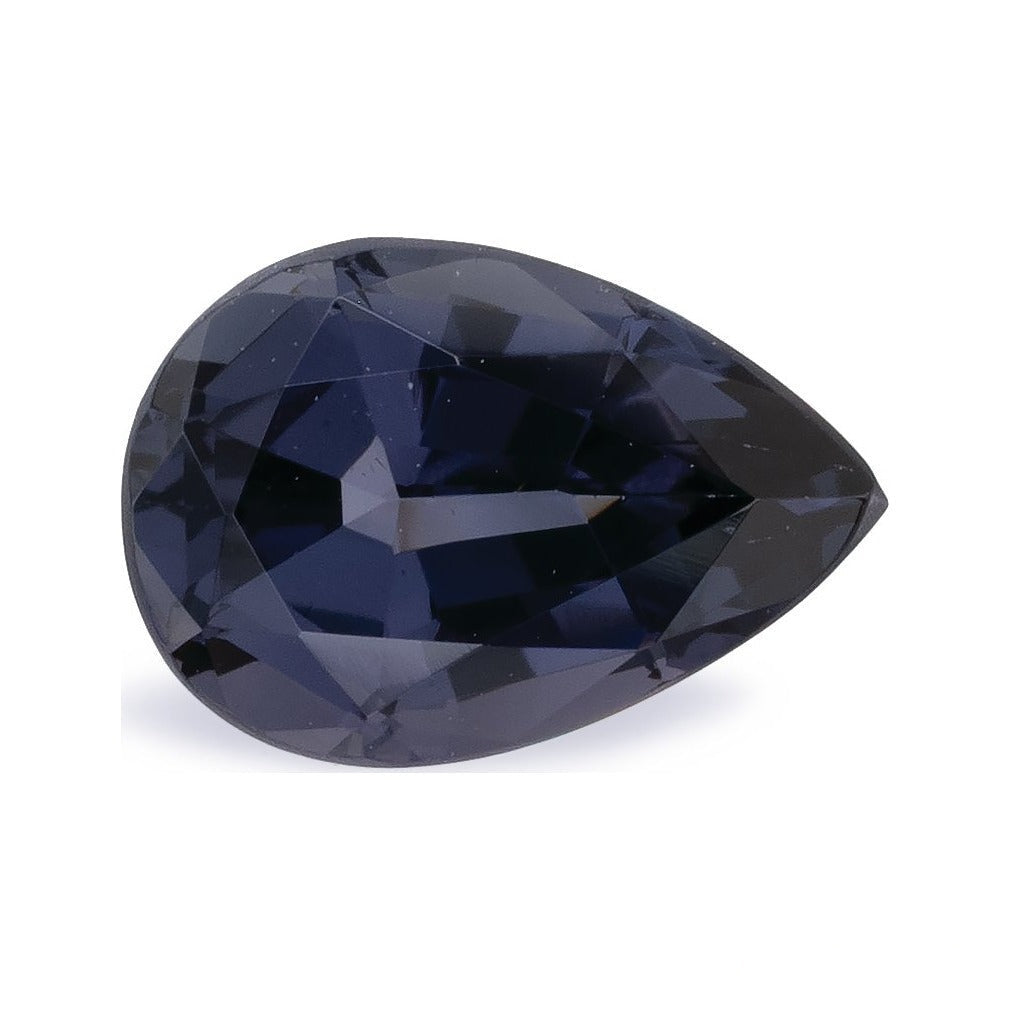 0.95 ct natural purple spinel from Tanzania, pear cut | Sapphire Row · cut7