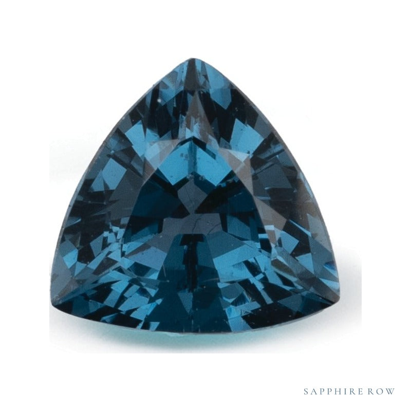 0.94 ct natural blue spinel from Tanzania, trillion cut | Sapphire Row · cut7