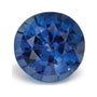 0.93 ct natural blue sapphire from Sri Lanka, round cut | Sapphire Row · cut7