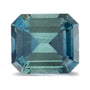 0.91 ct natural teal sapphire, emerald cut | Sapphire Row · cut7
