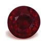 0.90 ct natural red ruby from Mozambique, round cut | Sapphire Row · cut7