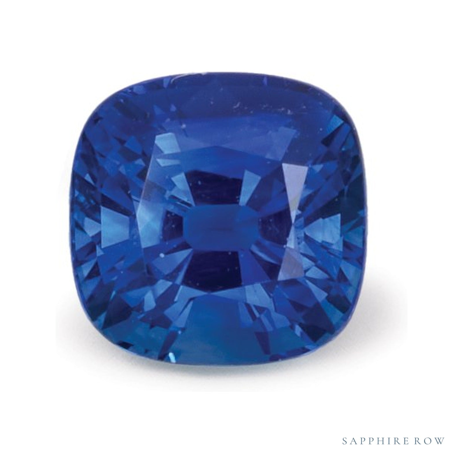 0.86 ct natural blue sapphire from Sri Lanka, cushion cut | Sapphire Row · cut4