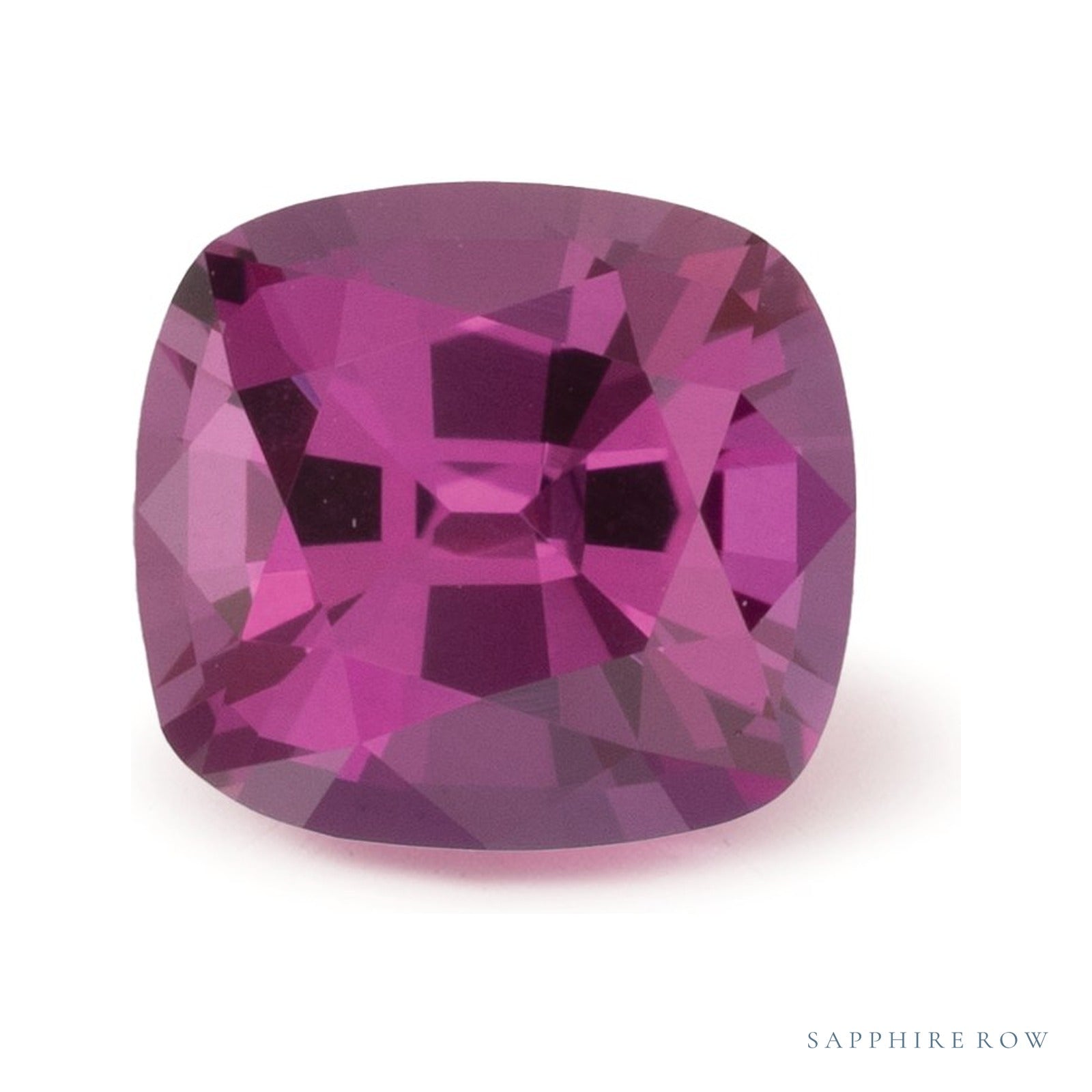 0.86 ct natural pink sapphire from Mozambique, cushion cut | Sapphire Row · cut4