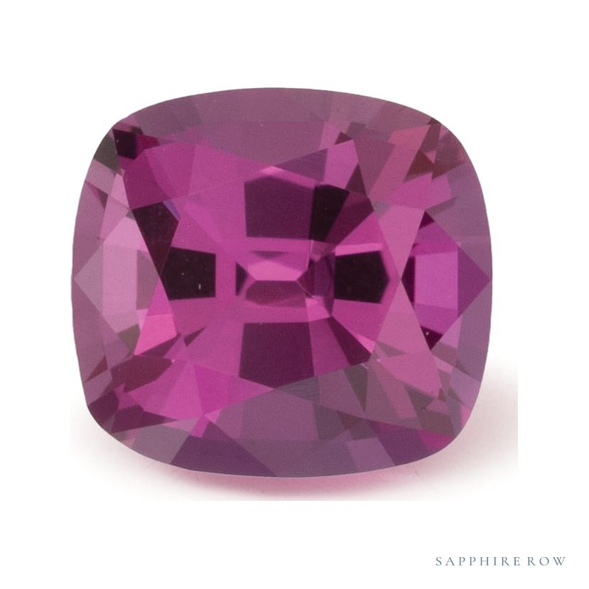 0.86 ct natural pink sapphire from Mozambique, cushion cut | Sapphire Row · cut6