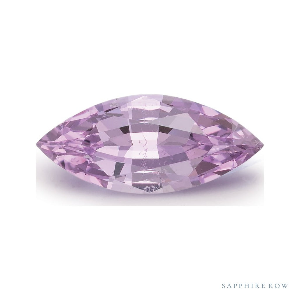 0.82 ct natural pink sapphire from Madagascar, marquise cut | Sapphire Row · cut7