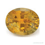 0.81 ct natural orange sapphire from Montana, oval cut | Sapphire Row · cut7
