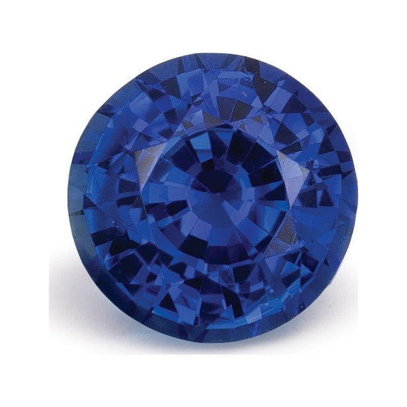 0.79 ct natural blue sapphire from Thailand, round cut | Sapphire Row · cut7
