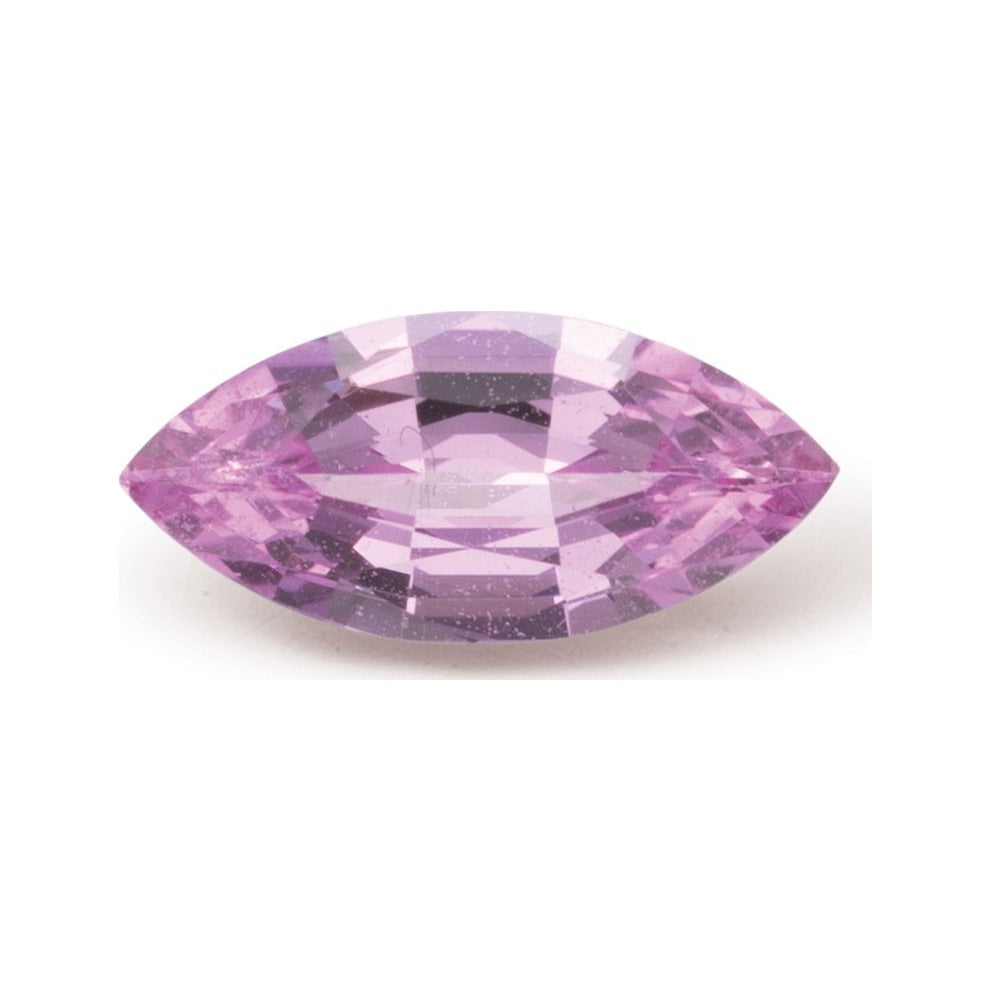 0.76 ct natural pink sapphire from Thailand, marquise cut | Sapphire Row · cut7