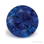 0.74 ct natural blue sapphire from Sri Lanka, round cut | Sapphire Row · cut7