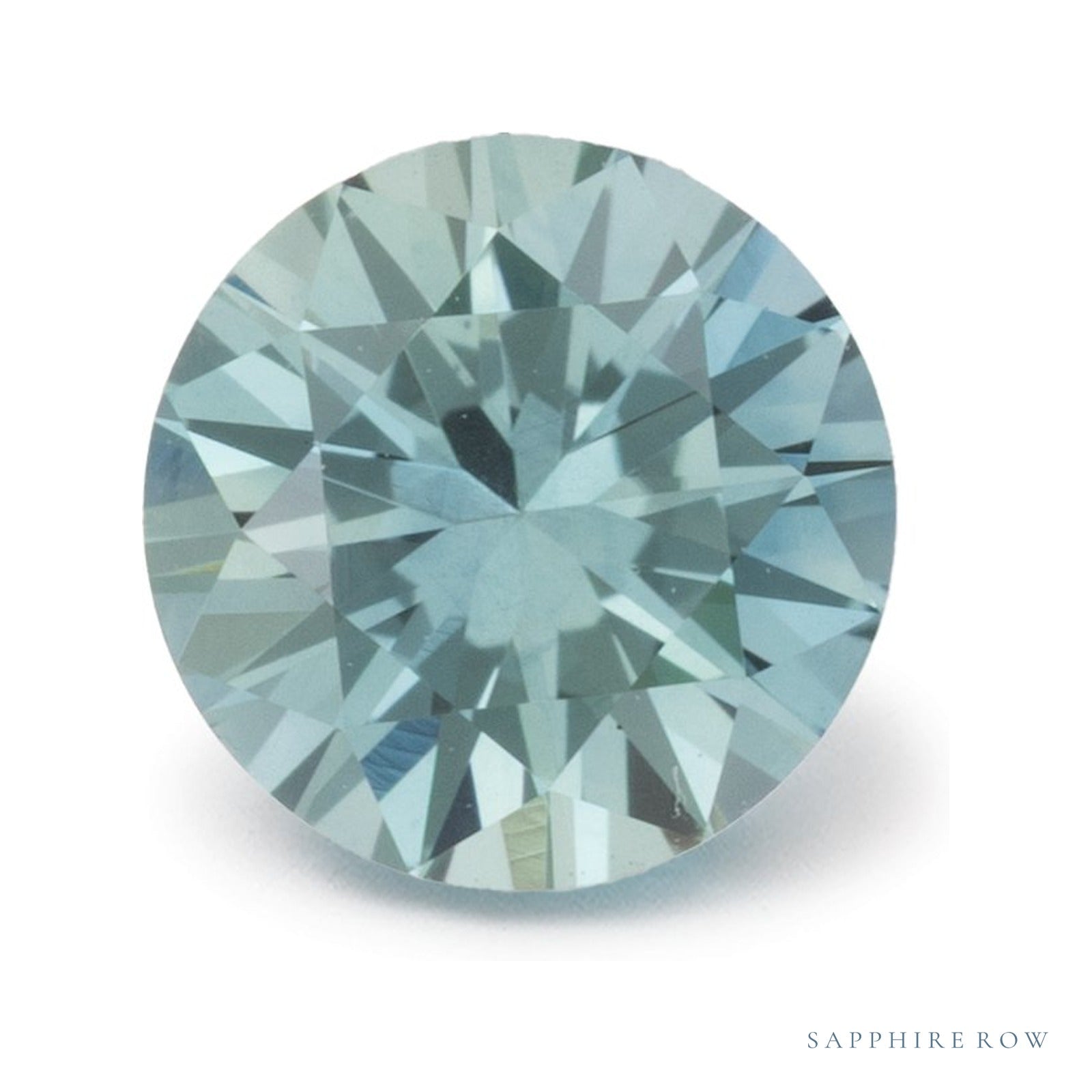 0.71 ct natural blue sapphire from United States, round cut | Sapphire Row · cut4