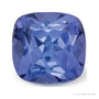 0.71 ct natural blue tanzanite from Tanzania, cushion cut | Sapphire Row · cut7