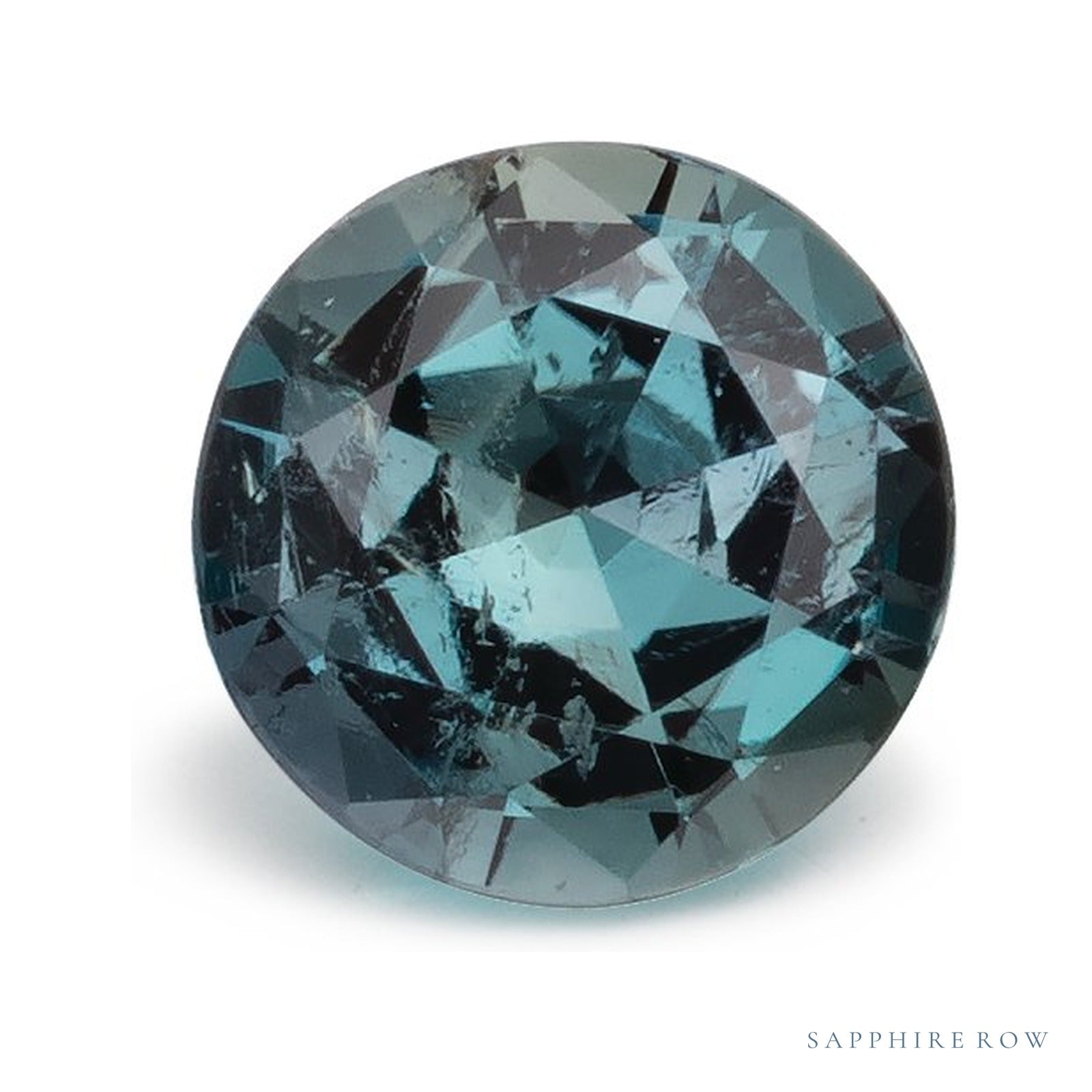 0.70 ct natural color-change alexandrite from Brazil, round cut | Sapphire Row · cut4