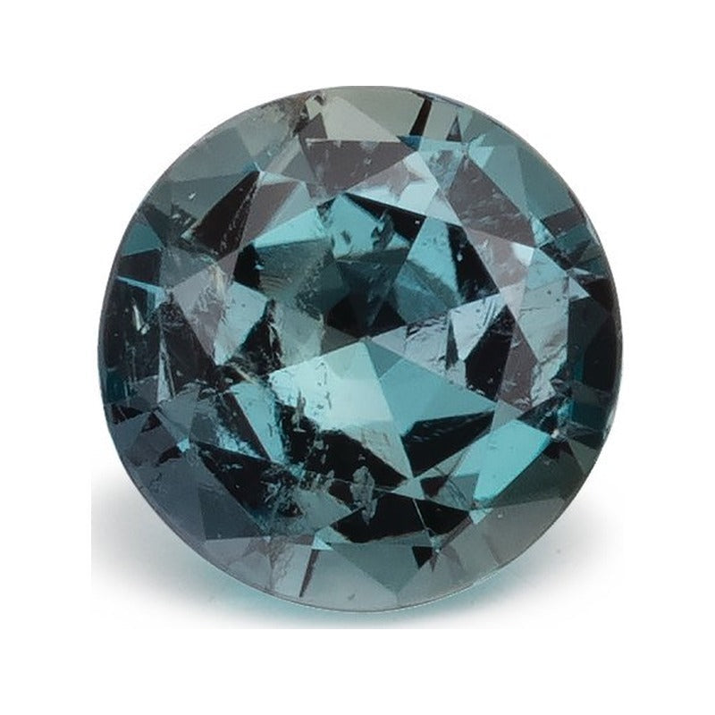 0.70 ct natural color-change alexandrite from Brazil, round cut | Sapphire Row · cut7