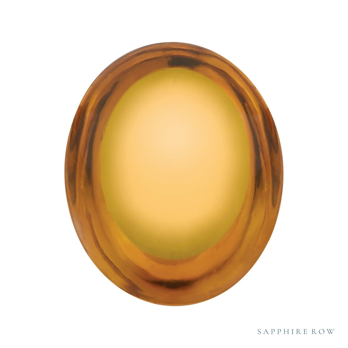 5x3 mm natural orange citrine, oval cut | Sapphire Row · cut4 · cut5