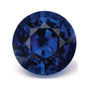 0.70 ct natural blue sapphire from Thailand, round cut | Sapphire Row · cut7