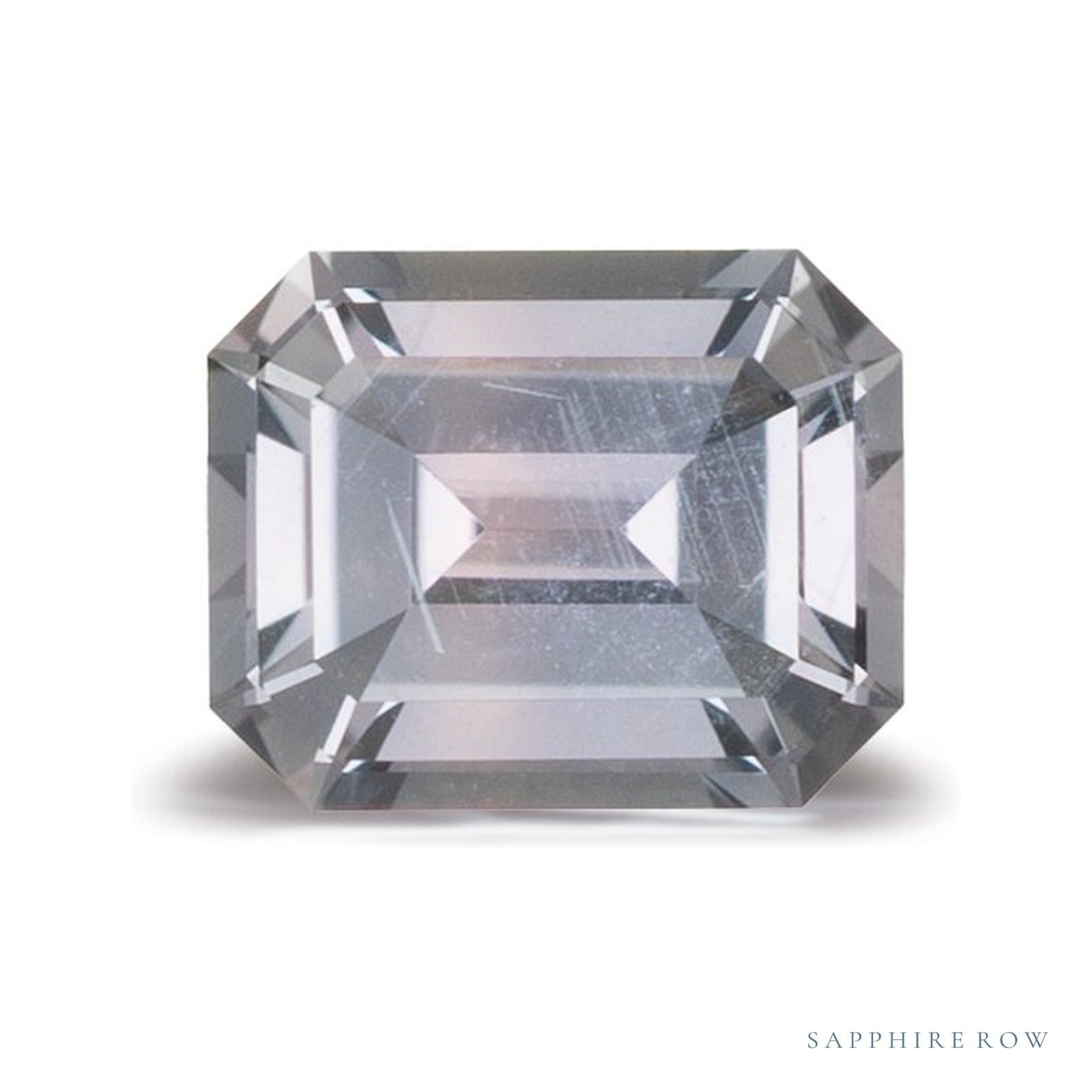 0.65 ct natural pink sapphire from United States, emerald cut | Sapphire Row · cut4