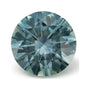0.64 ct natural green sapphire from Montana, round cut | Sapphire Row · cut7
