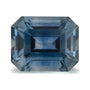 0.64 ct natural blue sapphire from Montana, emerald cut | Sapphire Row · cut7