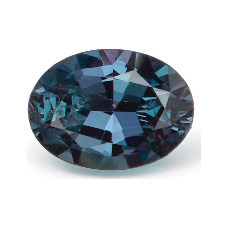 0.58 ct natural color-change alexandrite from Brazil, oval cut | Sapphire Row · cut7