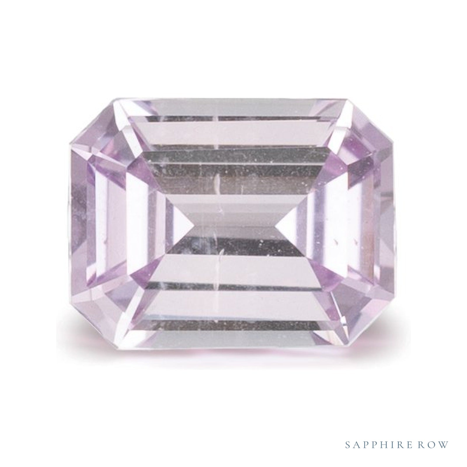 0.59 ct natural pink sapphire from United States, emerald cut | Sapphire Row · cut4