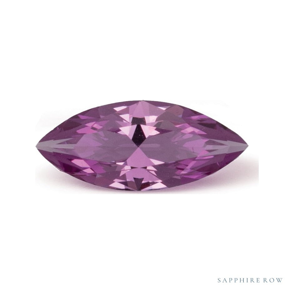 0.55 ct natural pink sapphire from Madagascar, marquise cut | Sapphire Row · cut7