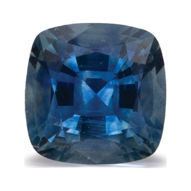 0.53 ct natural blue sapphire from Montana, cushion cut | Sapphire Row · cut7