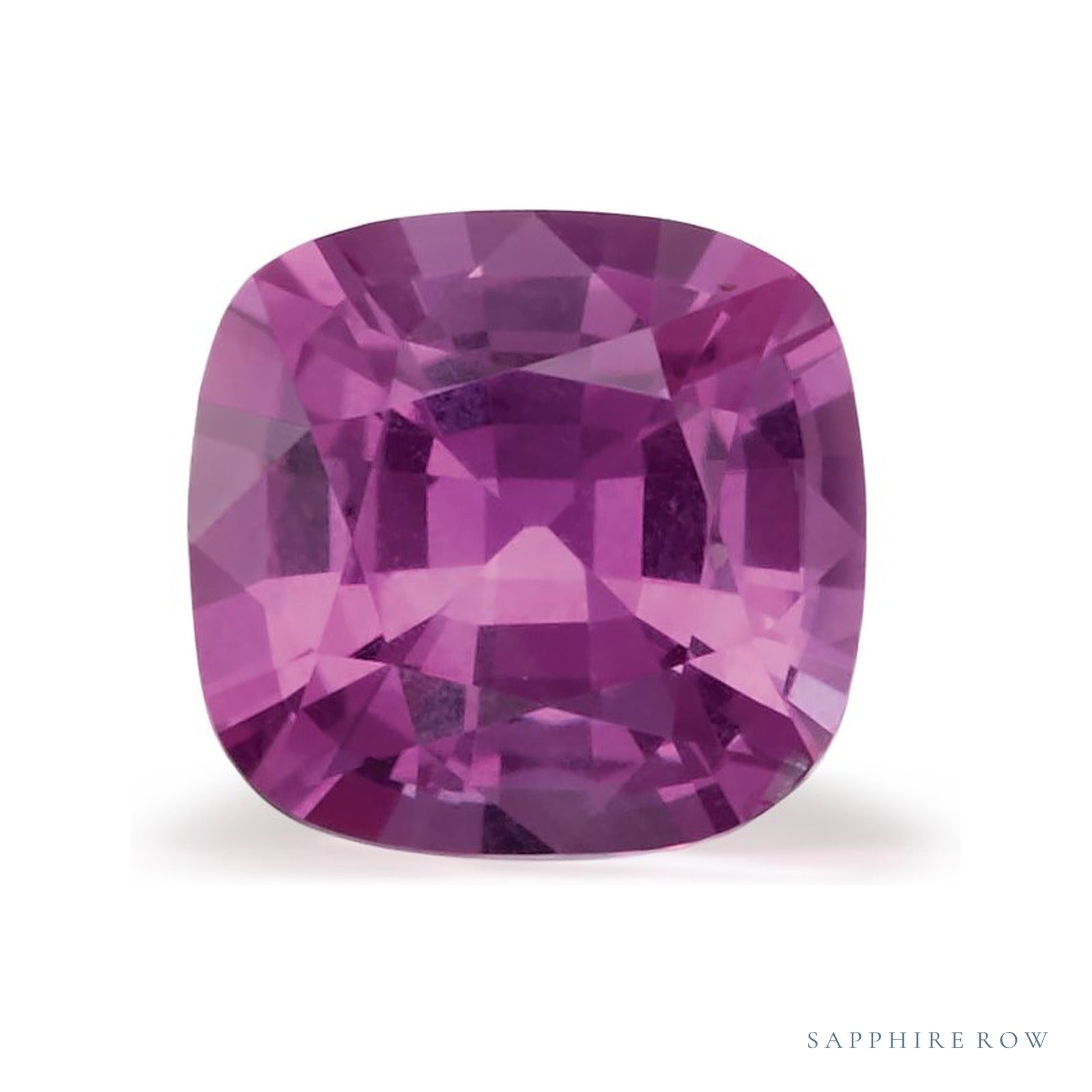 0.46 ct natural pink sapphire from Mozambique, cushion cut | Sapphire Row · cut4