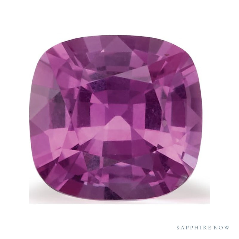 0.46 ct natural pink sapphire from Mozambique, cushion cut | Sapphire Row · cut6