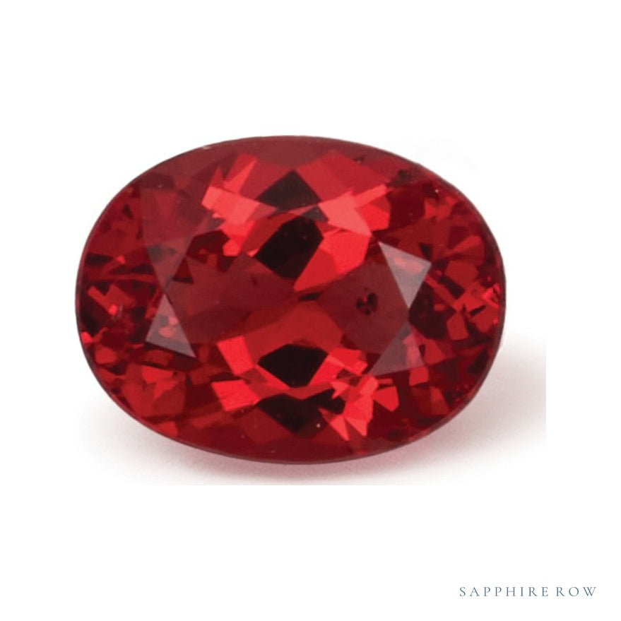 0.40 ct natural red spinel from Vietnam, oval cut | Sapphire Row · cut6