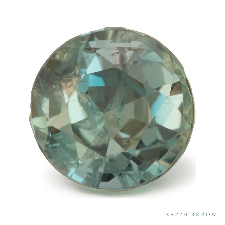 0.25 ct natural color-change alexandrite from Brazil, round cut | Sapphire Row · cut7