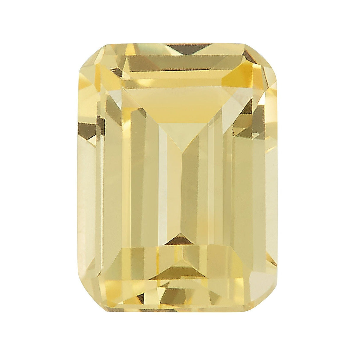 5x3 mm lab-grown yellow sapphire, emerald cut | Sapphire Row · cut7