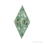 4x2.5 mm lab-grown green sapphire, lozenge cut | Sapphire Row · cut7