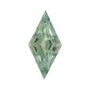9x4.5 mm lab-grown green sapphire, lozenge cut | Sapphire Row · cut7