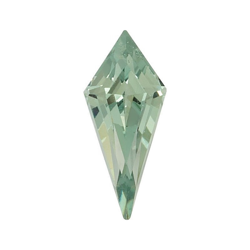 11x5 mm lab-grown green sapphire, kite cut | Sapphire Row · cut7
