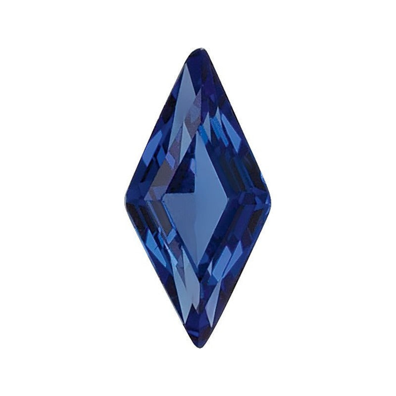 12x6 mm lab-grown blue sapphire, lozenge cut | Sapphire Row · cut7